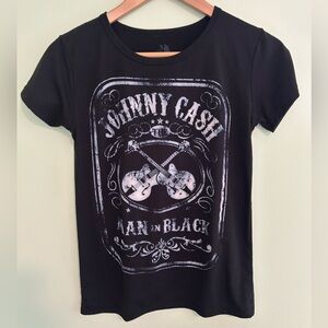 Johnny Cash Women’s Black Tshirt